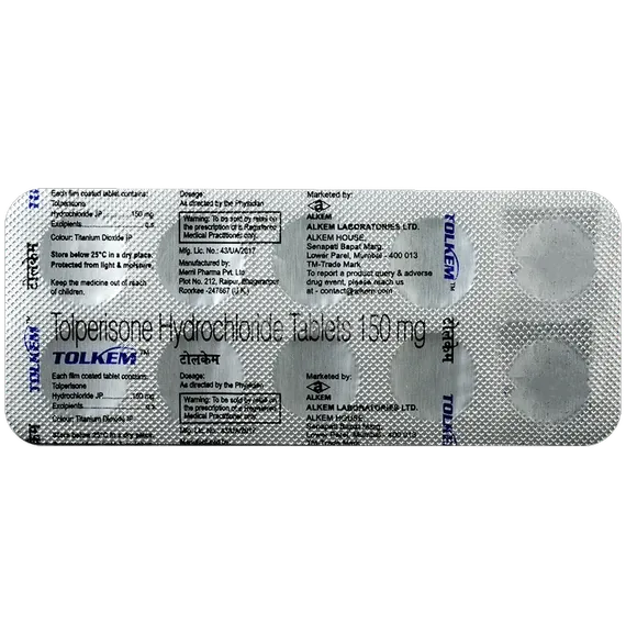 tolkem 150mg tablet 10's